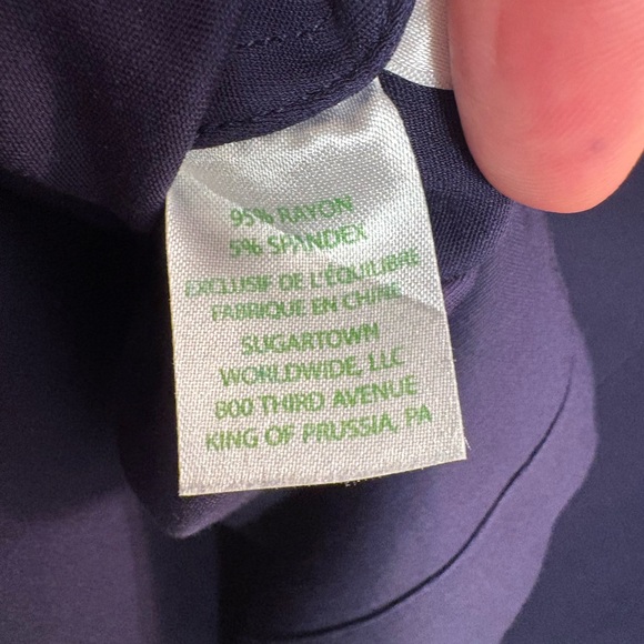 Lilly Pulitzer Navy and Gold Dress size‎ 4 - Picture 14 of 14